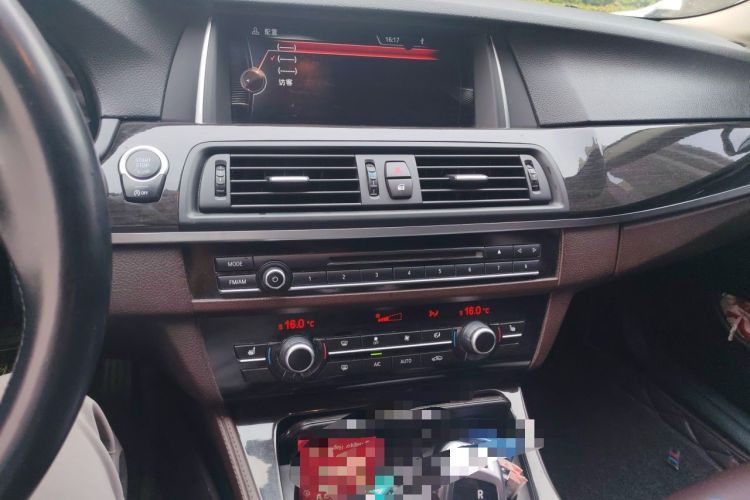 Used BMW 5 Series 2014 525Li Luxury Design Package Audio And AC Panel