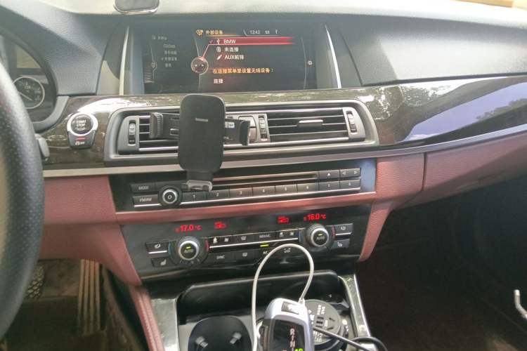 Used BMW 5 Series 2014 528Li Leading Model Audio And AC Panel