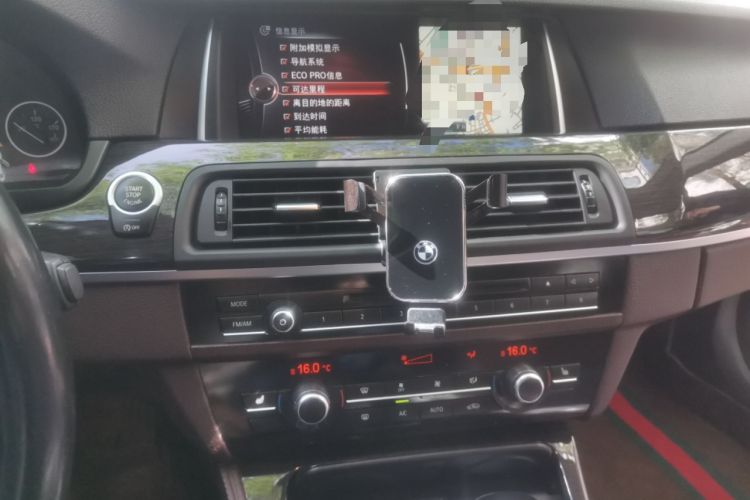 Used BMW 5 Series 2014 525Li Luxury Design Package Audio And AC Panel