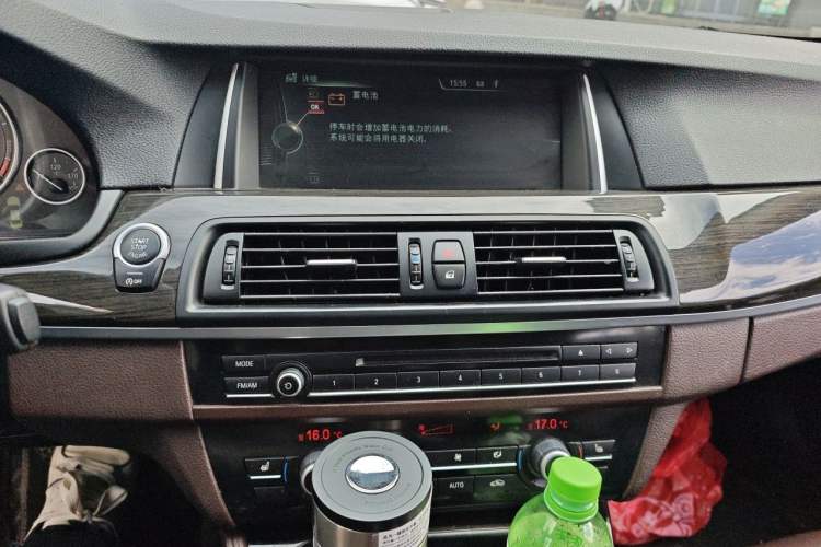 Used BMW 5 Series 2014 525Li Luxury Design Package Audio And AC Panel