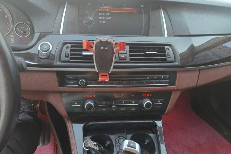 Used BMW 5 Series 2014 525Li Leading Model Audio And AC Panel