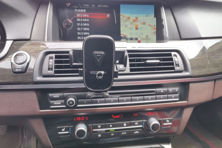 Used BMW 5 Series 2014 525Li Luxury Design Package Audio And AC Panel