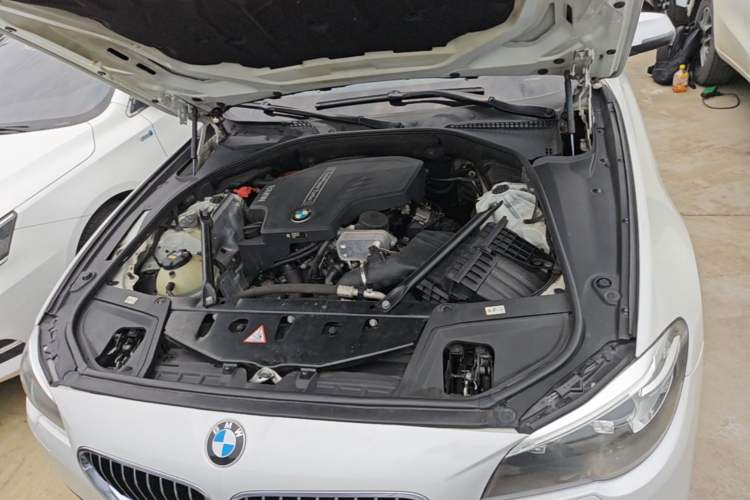 Used BMW 5 Series 2014 520Li Elegant Model Engine Bay