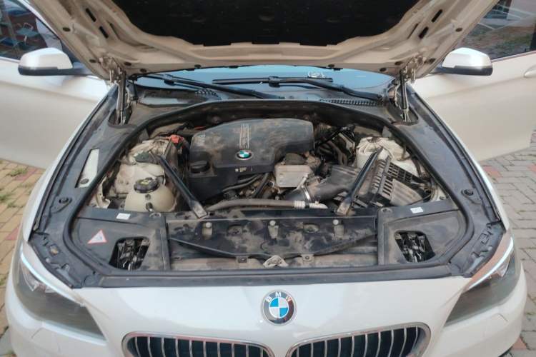 Used BMW 5 Series 2014 525Li Leading Model Engine Bay