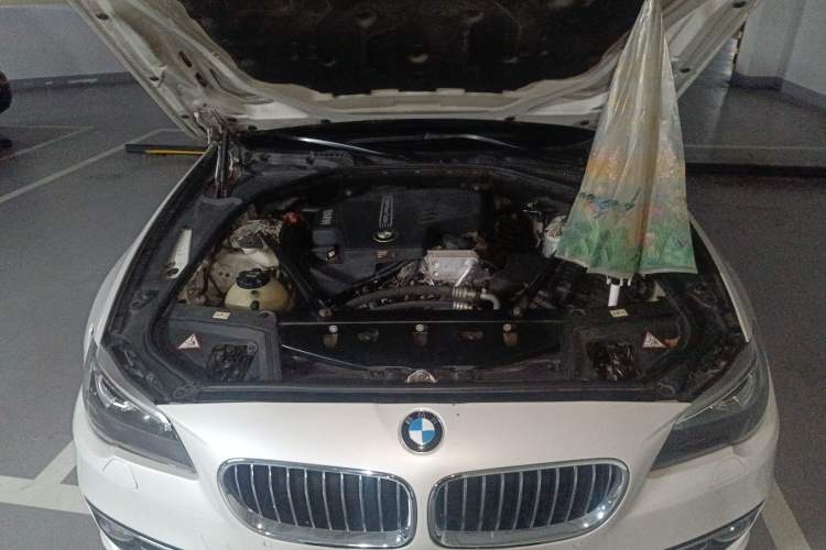 Used BMW 5 Series 2014 525Li Luxury Design Package Engine Bay
