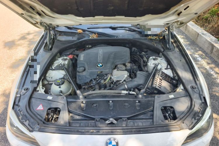 Used BMW 5 Series 2014 525Li Luxury Design Package Engine Bay