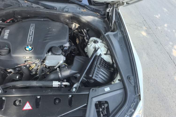 Used BMW 5 Series 2014 525Li Luxury Design Package Engine Bay Left