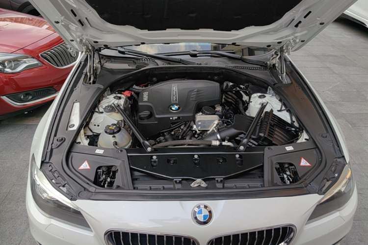 Used BMW 5 Series 2014 520Li Elegant Model Engine Bay