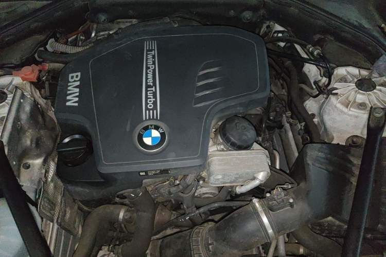 Used BMW 5 Series 2014 525Li Luxury Design Package Engine Bay
