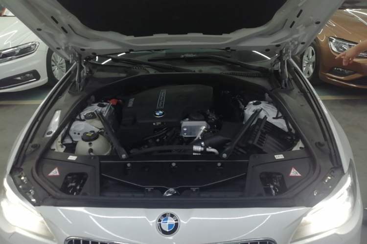 Used BMW 5 Series 2014 520Li Elegant Model Engine Bay