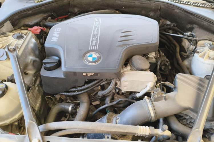 Used BMW 5 Series 2014 525Li Luxury Design Package Engine Bay