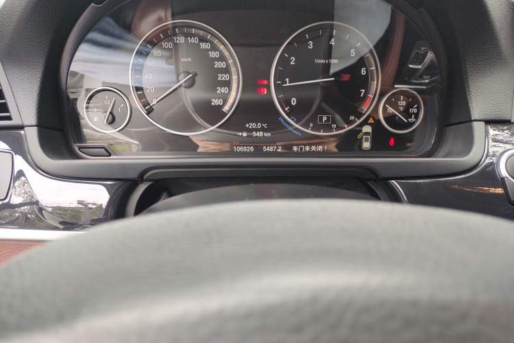 Used BMW 5 Series 2014 520i Touring Edition Odometer Close Up