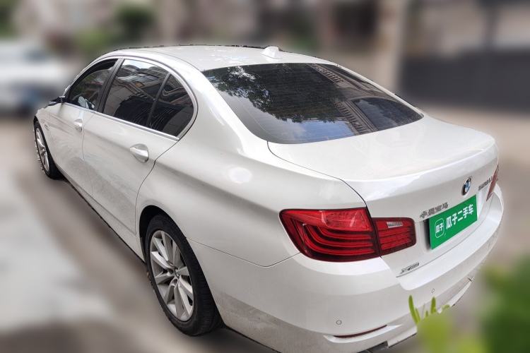 Used BMW 5 Series 2014 528Li xDrive Luxury Design Package Rear Left 45 Deg