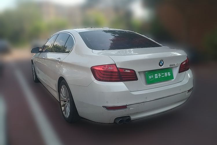 Used BMW 5 Series 2014 525Li Luxury Design Package Rear Left 45 Deg