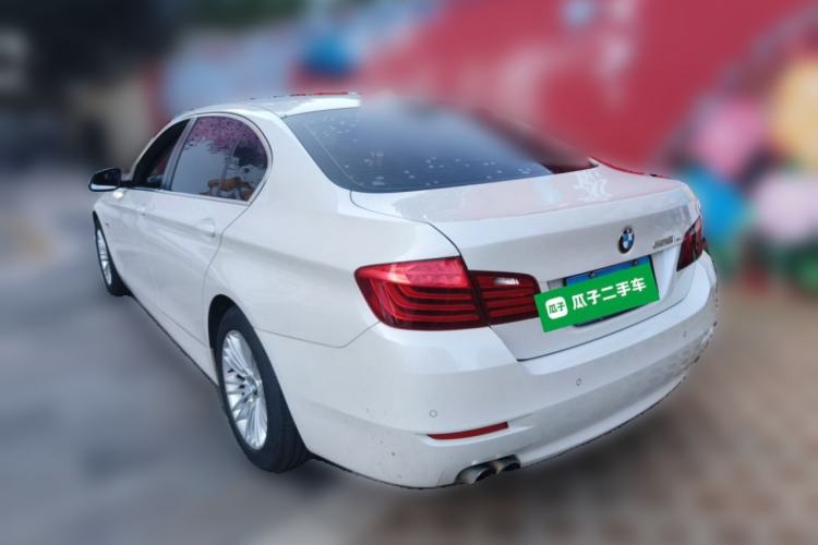 Used BMW 5 Series 2014 525Li Leading Model Rear Left 45 Deg