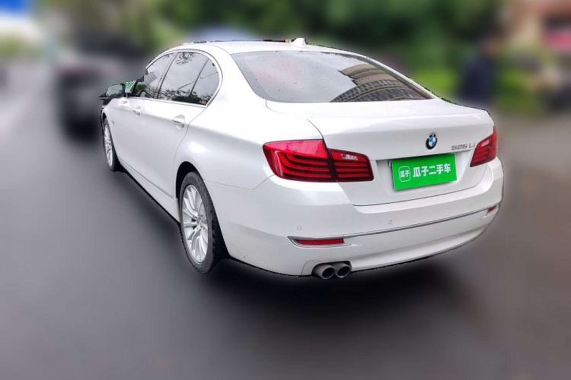 Used BMW 5 Series 2014 525Li Luxury Design Package Rear Left 45 Deg