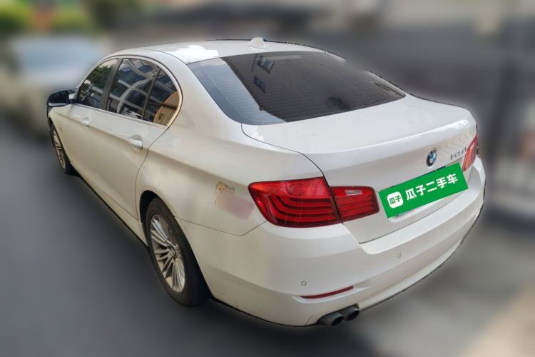 Used BMW 5 Series 2014 525Li Leading Model Rear Left 45 Deg