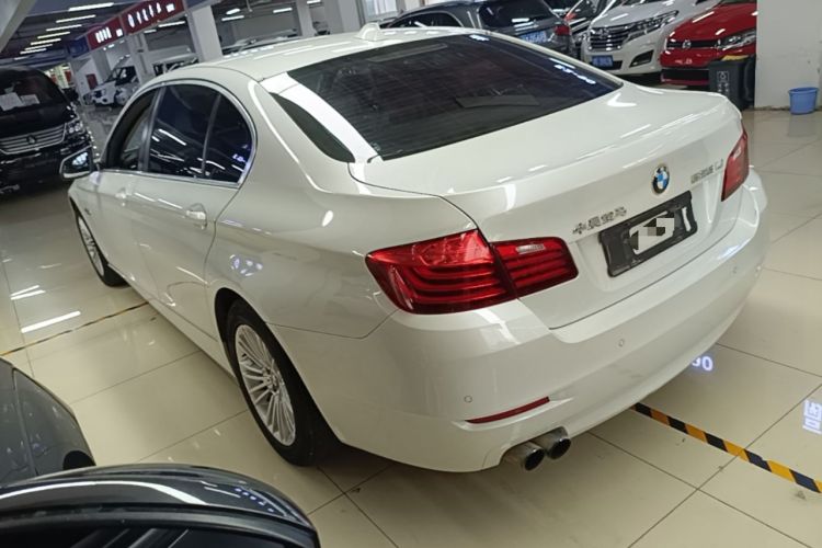 Used BMW 5 Series 2014 525Li Leading Model Rear Left 45 Deg