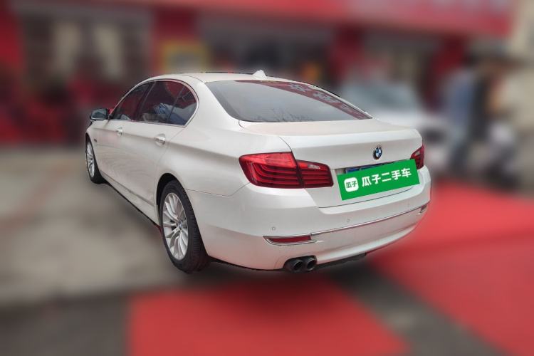 Used BMW 5 Series 2014 525Li Luxury Design Package Rear Left 45 Deg