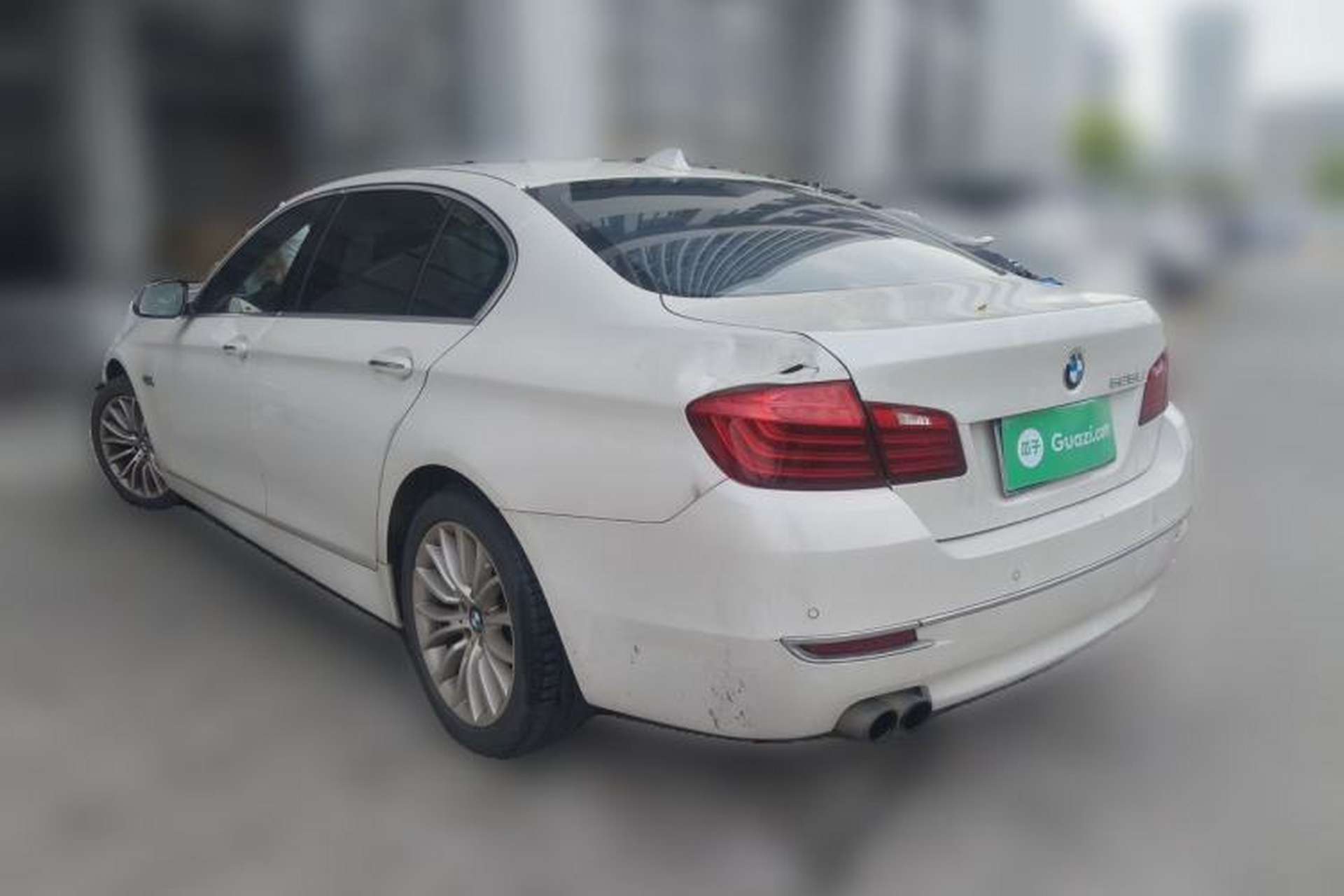 Used BMW 5 Series 2014 525Li Luxury Design Package Rear Left 45 Deg