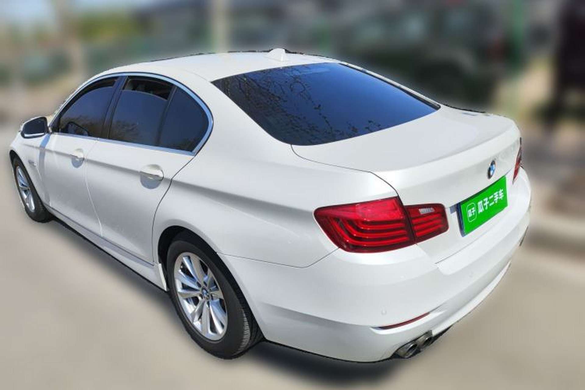 Used BMW 5 Series 2014 520i Elegant Edition Rear Left 45 Deg