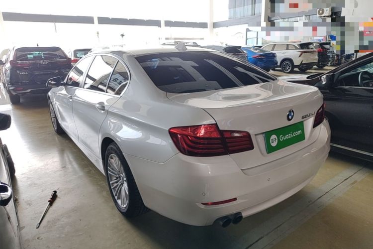Used BMW 5 Series 2014 525Li Leading Model Rear Left 45 Deg