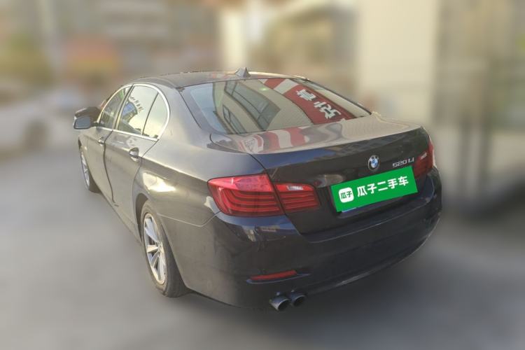 Used BMW 5 Series 2014 520Li Elegant Model Rear Left 45 Deg