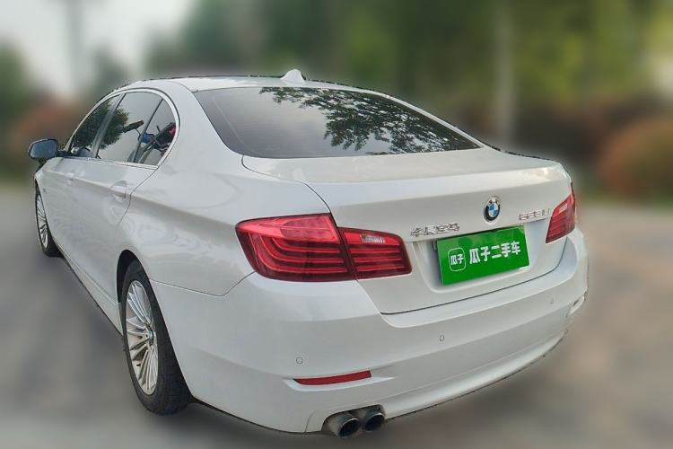 Used BMW 5 Series 2014 525Li Leading Model Rear Left 45 Deg