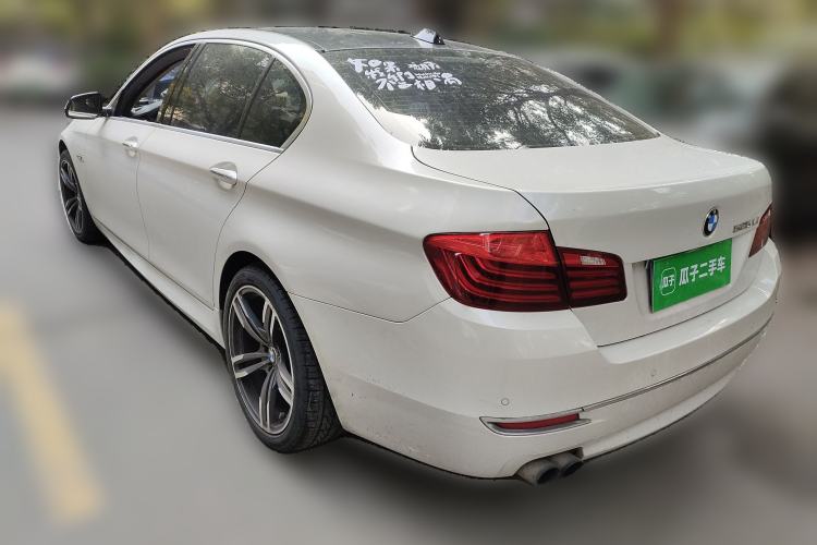 Used BMW 5 Series 2014 525Li Luxury Design Package Rear Left 45 Deg