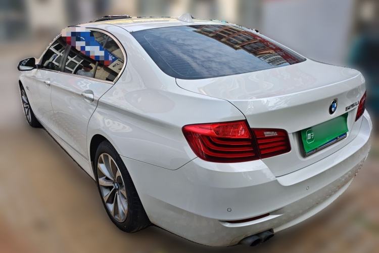 Used BMW 5 Series 2014 525Li Leading Model Rear Left 45 Deg