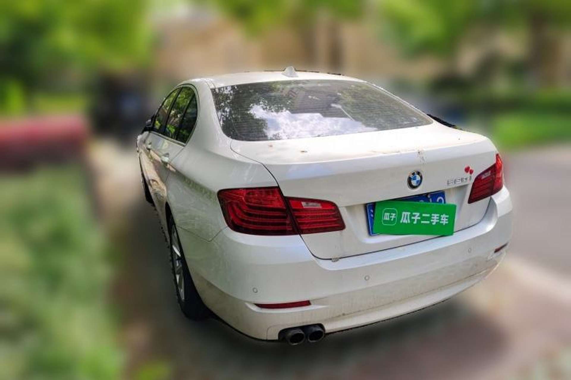 Used BMW 5 Series 2014 520i Elegant Edition Rear Left 45 Deg