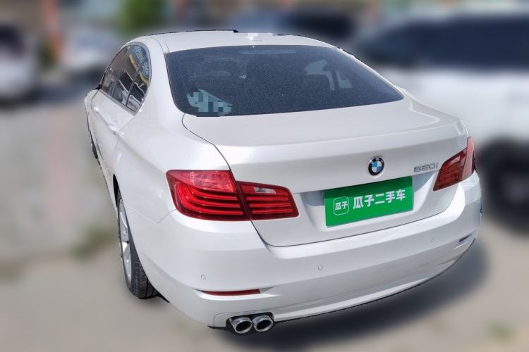 Used BMW 5 Series 2014 520i Elegant Edition Rear Left 45 Deg