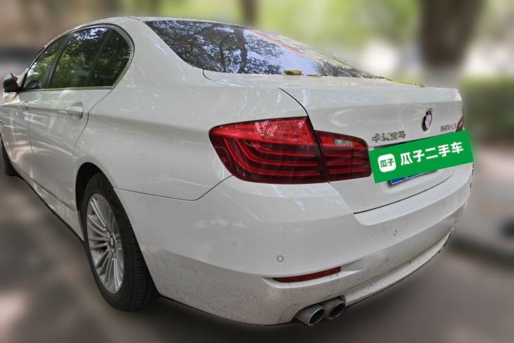 Used BMW 5 Series 2014 525Li Leading Model Rear Left 45 Deg