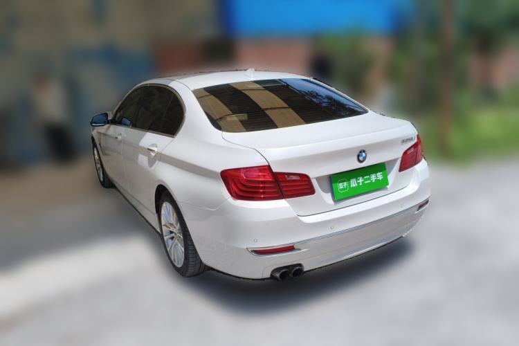 Used BMW 5 Series 2014 525Li Luxury Design Package Rear Left 45 Deg