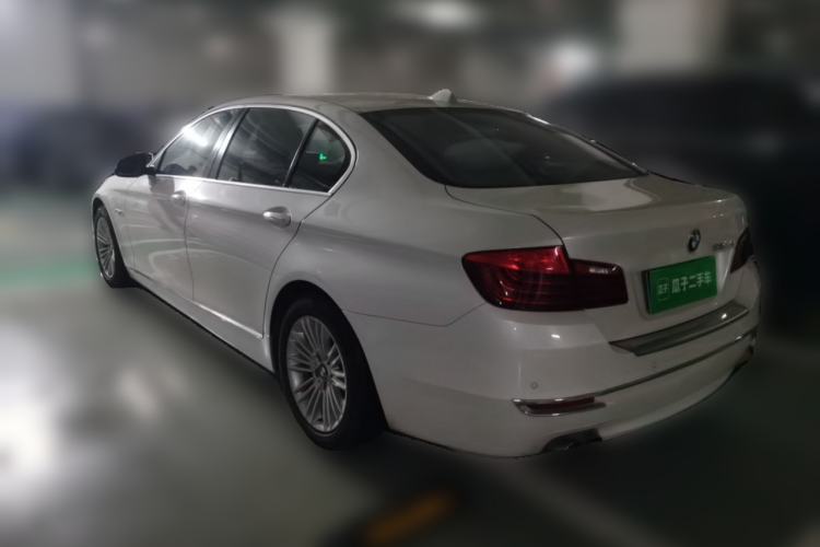 Used BMW 5 Series 2014 525Li Leading Model Rear Left 45 Deg