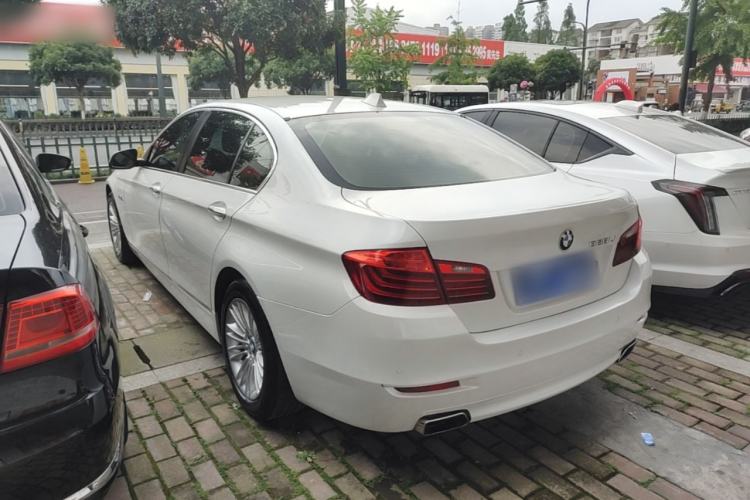 Used BMW 5 Series 2014 525Li Leading Model Rear Left 45 Deg