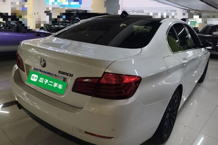 Used BMW 5 Series 2014 520i Elegant Edition Rear Right 45 Deg
