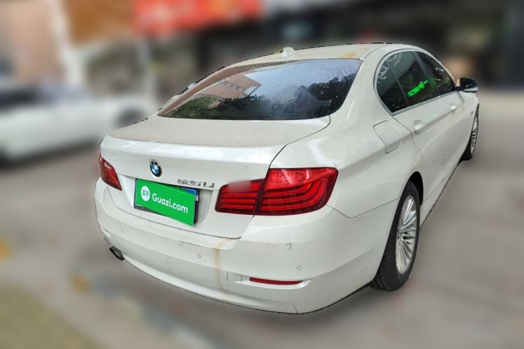 Used BMW 5 Series 2014 525Li Leading Model Rear Right 45 Deg