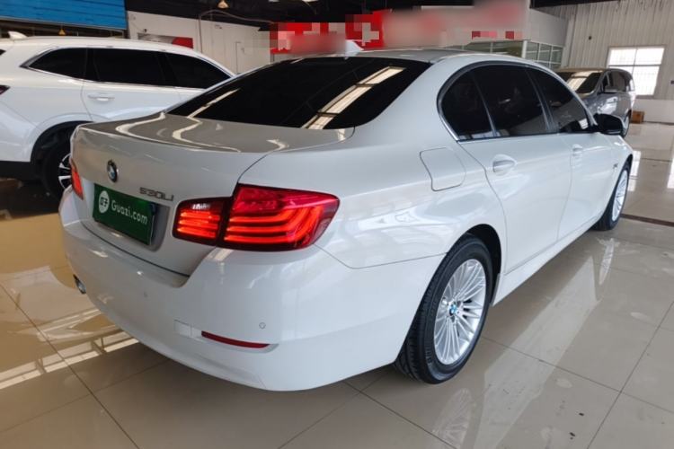 Used BMW 5 Series 2014 525Li Leading Model Rear Right 45 Deg