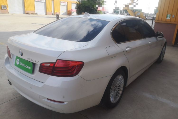 Used BMW 5 Series 2014 525Li Leading Model Rear Right 45 Deg