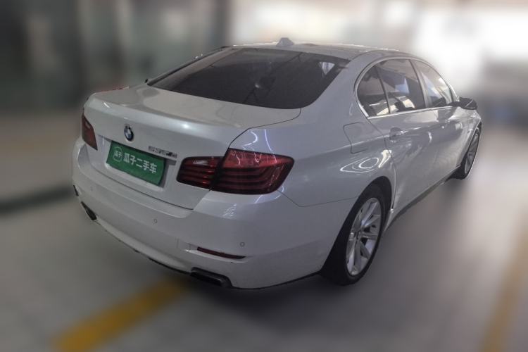 Used BMW 5 Series 2014 535Li Leading Model Rear Right 45 Deg