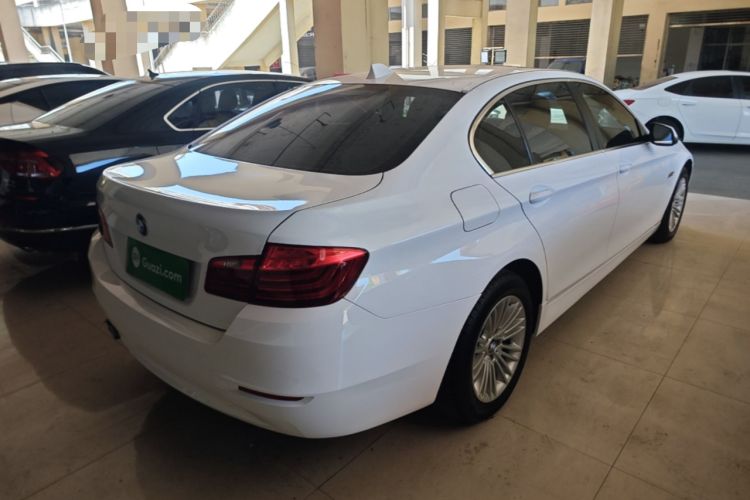 Used BMW 5 Series 2014 525Li Leading Model Rear Right 45 Deg