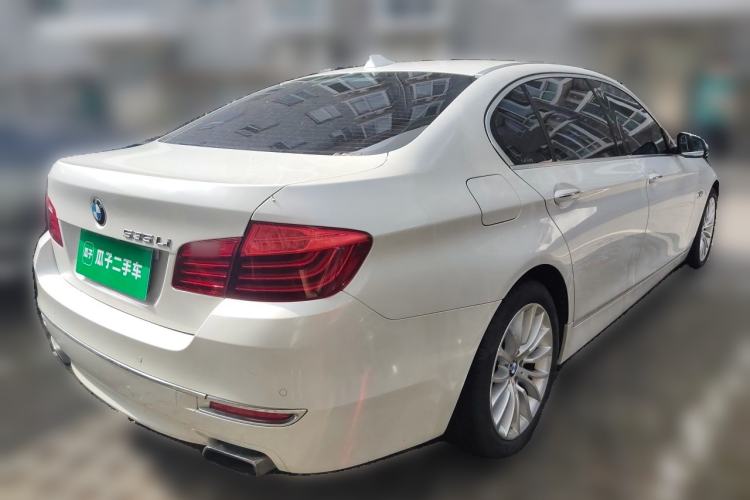 Used BMW 5 Series 2014 535Li Luxury Design Package Rear Right 45 Deg