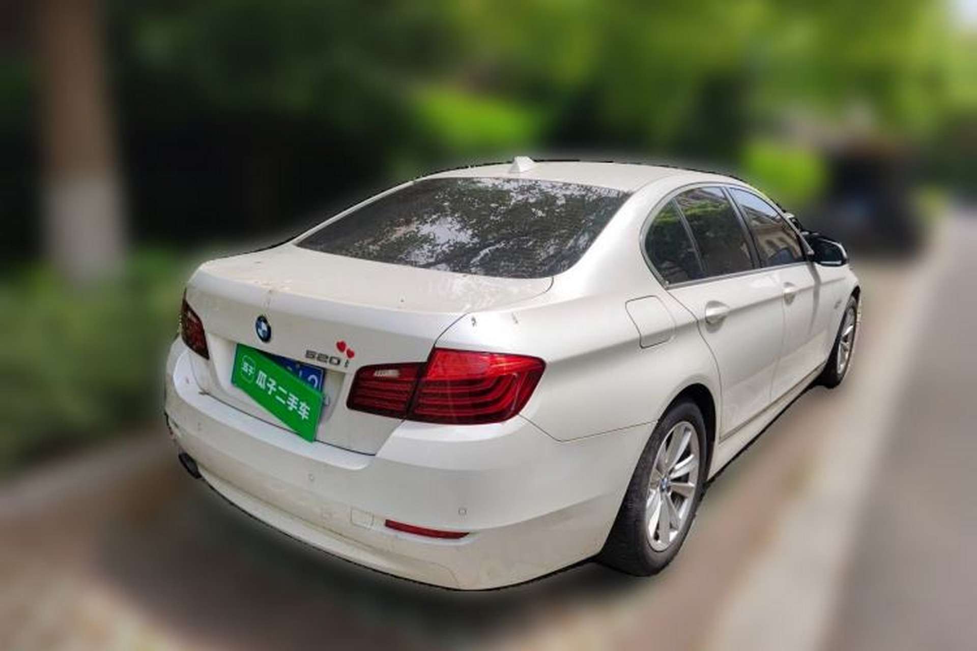 Used BMW 5 Series 2014 520i Elegant Edition Rear Right 45 Deg