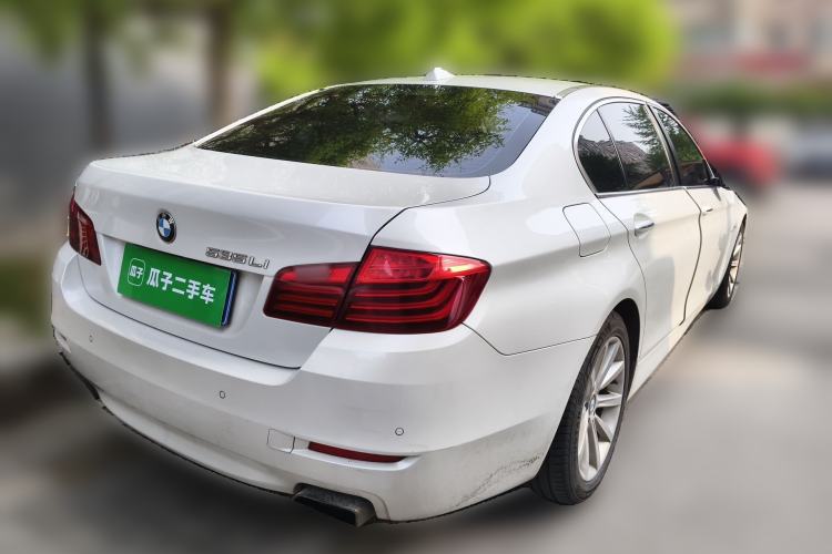 Used BMW 5 Series 2014 535Li Leading Model Rear Right 45 Deg