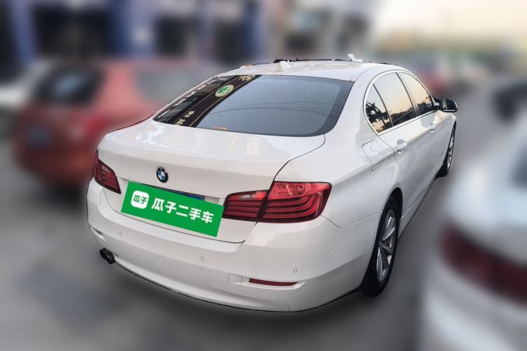 Used BMW 5 Series 2014 520Li Elegant Model Rear Right 45 Deg