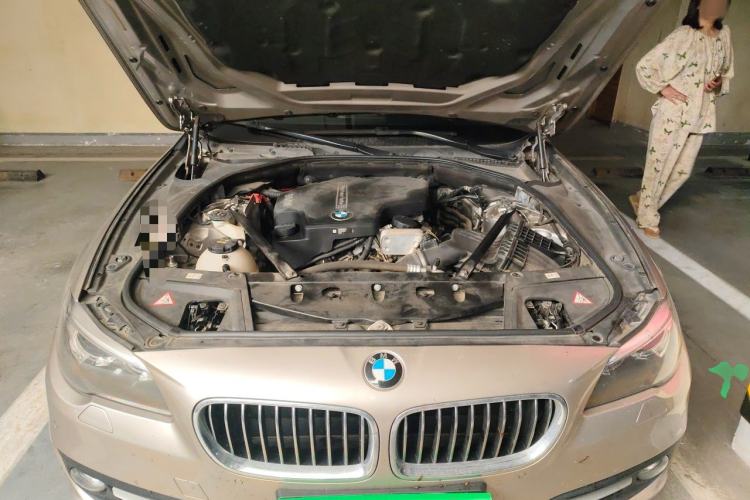 Used BMW 5 Series 2014 525Li Leading Model Engine Bay