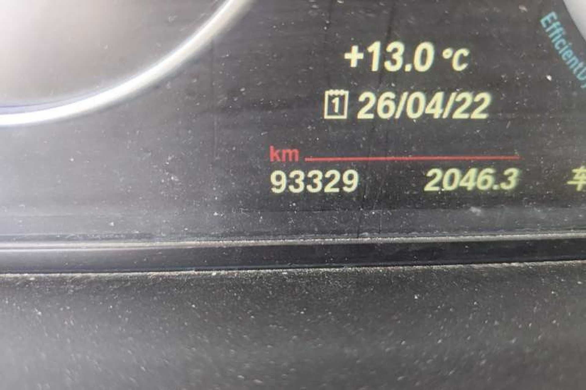 Used BMW 5 Series 2015 520i Elegant Edition Odometer Close Up