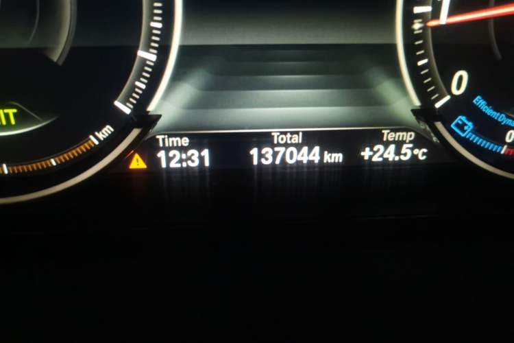 Used BMW 5 Series 2017 525Li Luxury Design Package Odometer Close Up