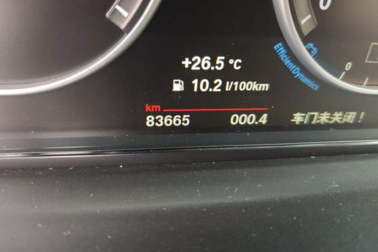 Used BMW 5 Series 2017 520Li Elegant Edition Odometer Close Up